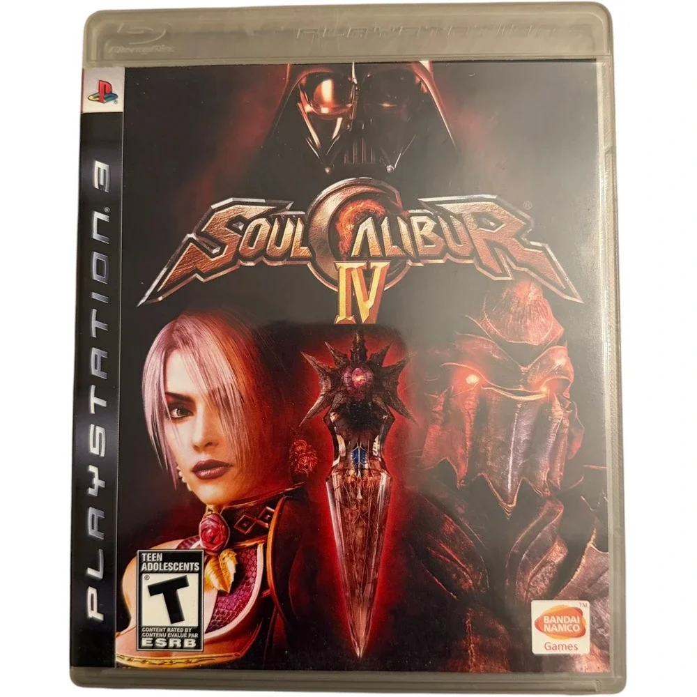 Bandai Namco SoulCalibur IV PS3 Fighting Game Star Wars Darth Vader Excellent